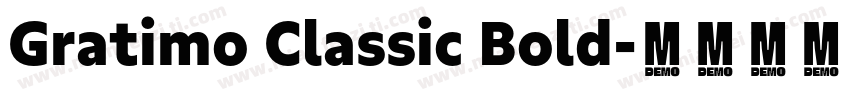 Gratimo Classic Bold字体转换